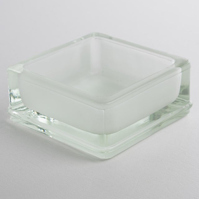 Lumax Molded Glass Ashtray, Desk Accessory Catchall, Design by Le Corbusier For Sale - Image 10 of 14