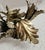 Vintage Florentine Floral Hand-Forged Silver-Plated 3-Light Flush Mount from Banci Firenze, Italy, Florence 1960s, Set of 5 For Sale - Image 18 of 18