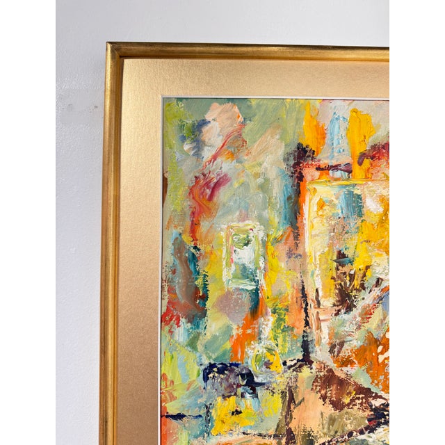 Mid-Century Expressionist Oil Painting of Seated Woman, Signed Schoonmaker For Sale - Image 10 of 12
