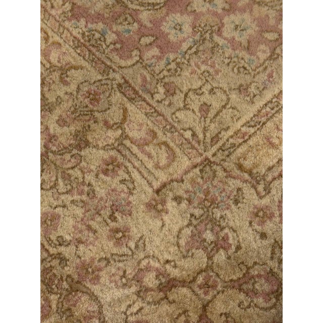 1960s Vintage Persian Kerman Hand-Knotted Rug - 5′11″ × 9′4″ For Sale - Image 10 of 15