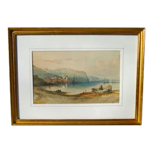 "Vecchia Di Amalfi", Original Watercolor Painting