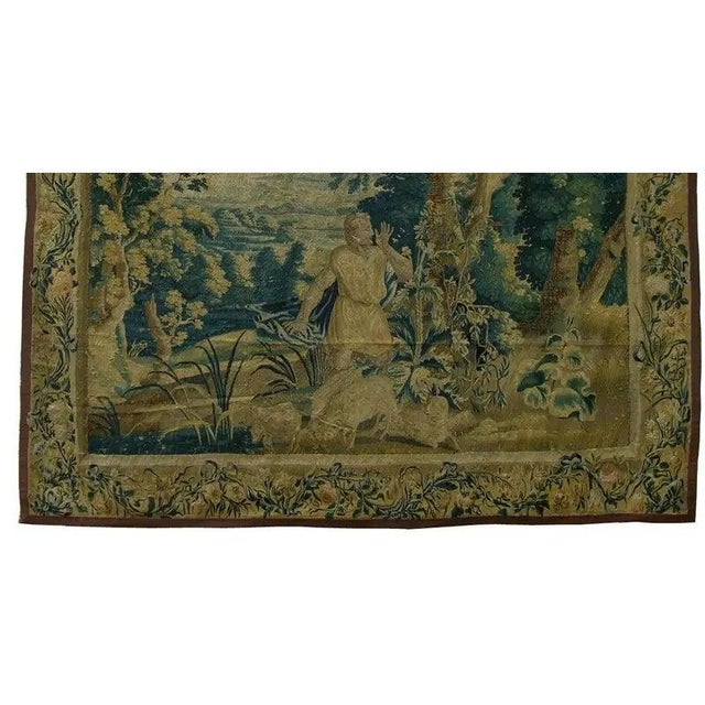 15th Century & Earlier 15th Century Antique Brussels Millefleur Tapestry For Sale - Image 5 of 9