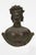 Large Antique German Antiquity of Roman Bust-Weight of Venus with Silver Inlaid Eyes For Sale - Image 4 of 5