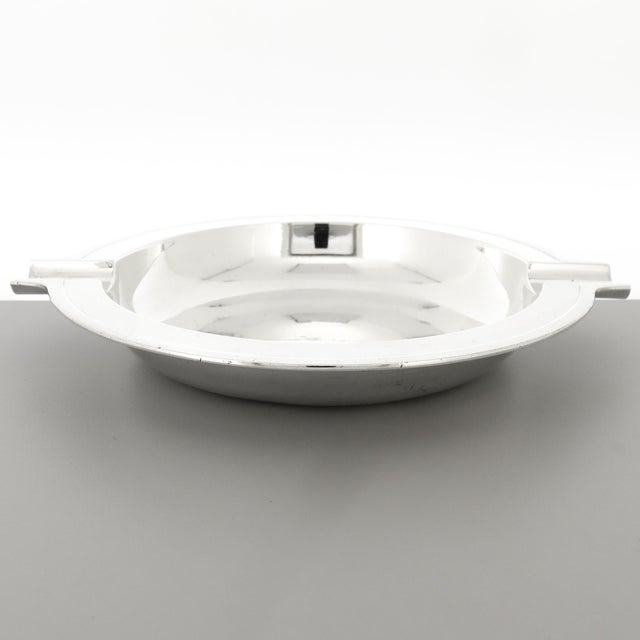 Tiffany & Co. Modernist Sterling Silver Cigar / Cigarette Ashtray For Sale In Philadelphia - Image 6 of 18