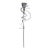 1990s Post-Modern Memphis Style Torchier Floor Lamp Sculptural Design Copper Aluminum For Sale