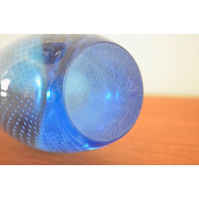 Blue Duckling Vase by Per Lütken for Holmegaard, 1960s For Sale - Image 8 of 9