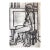 John Bowers Modernist Cubist Nude 1940s Charcoal Drawing Uc Berkeley Mfa For Sale