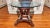 1990s Attributed Century Furniture Rattan, Wood and Glass Dining Table For Sale In Boston - Image 6 of 11