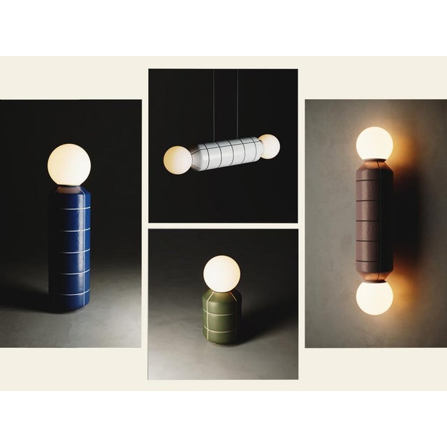 Ceramic Base Table Lamp by Svitanok For Sale - Image 4 of 9