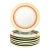 Dansk “Lemon Zest” Ceramic Dinner Plates - Set of 7 For Sale