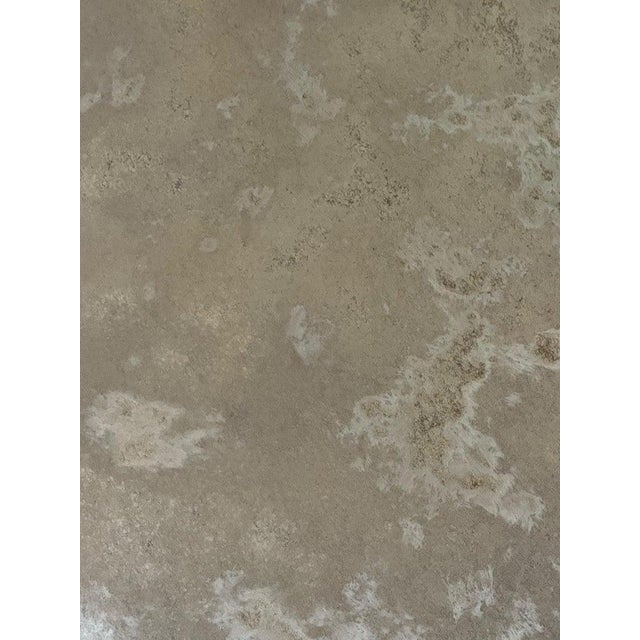 Pair of 19th Century Painted Folk Art Arched Mirrors With Heraldic Lion Crests For Sale - Image 11 of 13