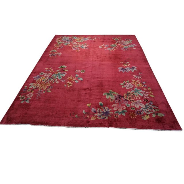 Chinese - Art Deco Rug 9' x 11' Chinese - Art Deco As the name implies, pieces woven between the wars for the Western...