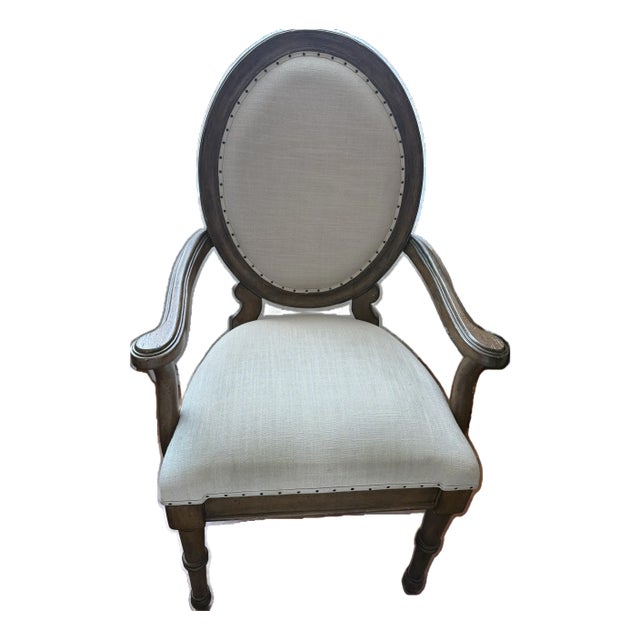 Louis XVI Inspired European Farmhouse Oval Back Chairs (Up to 6) by Stanley Furniture For Sale