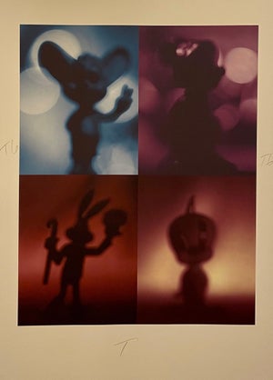 Todd Gray, Color Iris Photo Print Conceptual Shadow Cartoons Polyptych Photograph Todd Gray, c.1997