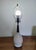 Cream Vintage Groovy Flower Power Lamp For Sale - Image 8 of 9