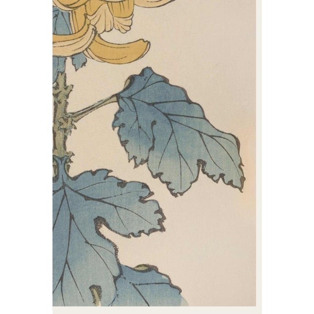 Not Yet Made - Made To Order Gold Floral Giclee, Vintage Japanese Botanical Art Print, 20" X 30" For Sale - Image 5 of 10