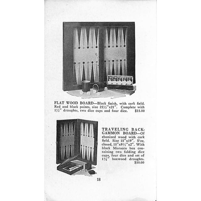 "Abercrombie & Fitch How to Play Modern Backgammon" 1930 For Sale - Image 4 of 4