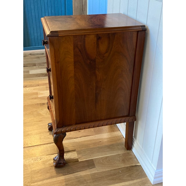 Antique Karges Furniture 3Drawer Walnut Side Table Chairish