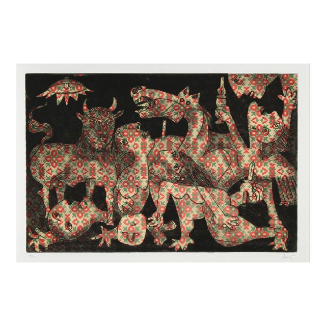 Baj Chez Picasso 2 by Enrico Baj For Sale