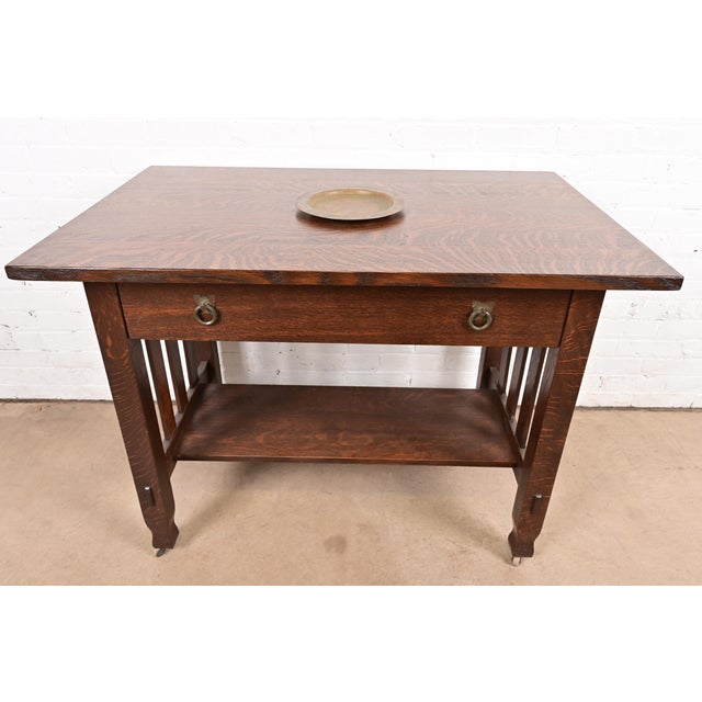 Tiffany Studios New York Bronze Charger Plate or Tray For Sale - Image 10 of 11