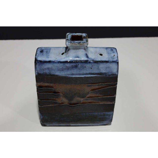 Large Ceramic Rectangular Vase by Albert Green (1914 - 1994) For Sale - Image 9 of 12