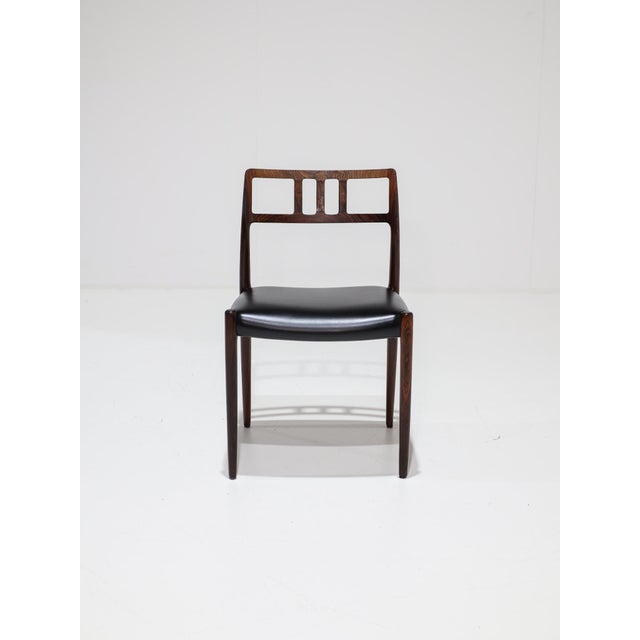 1960s Model 79 Chairs in Rosewood by Niels Otto Møller for J.L. Møllers, 1960s, Set of 6 For Sale - Image 5 of 18