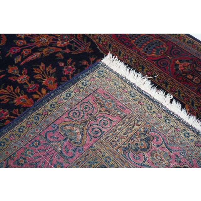 Antique Manchester Kashan Rug 3'6'' X 4'10'' For Sale - Image 10 of 10