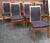 Set of Eight Hickory White Maple and Black Upholstered Dining Chairs For Sale - Image 9 of 14