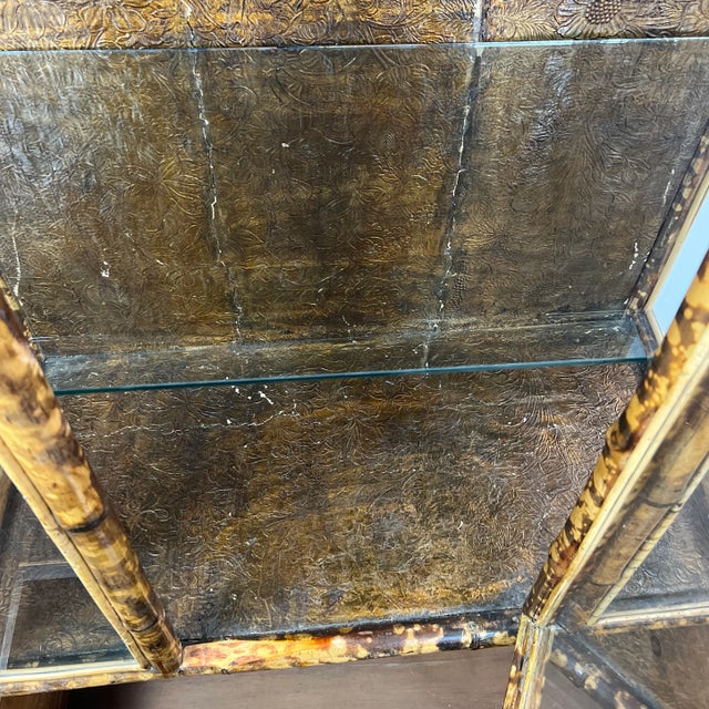 1850s English Bamboo Display Cabinet For Sale In Memphis - Image 6 of 10