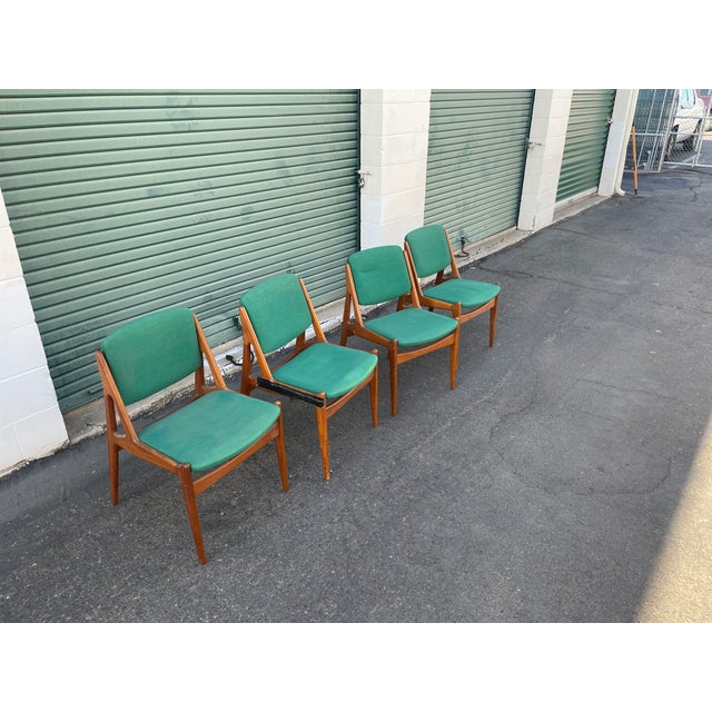 Mid-Century, Teak, Dining Room, Chairs Designed by Arne Vodder for Vamo Sonderborg For Sale In Sacramento - Image 6 of 6