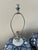 Navy Blue Vintage Aalia Navy Blue and White Geometric Porcelain Ginger Jar Table Lamps - a Pair For Sale - Image 8 of 18