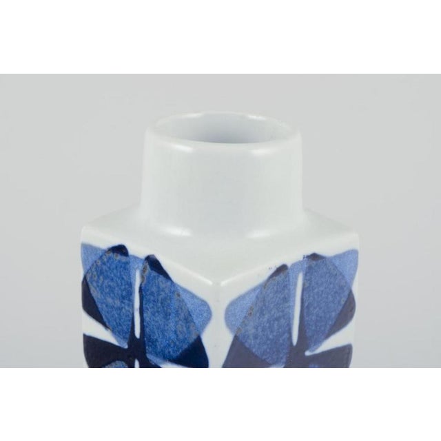 Square Baca Vase in Earthenware by Ellen Malmer for Royal Copenhagen, 1960s For Sale - Image 4 of 7