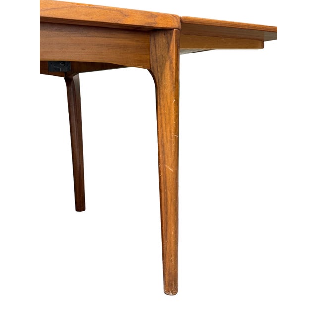 Vintage Vejle Stole & Mobelfabrik Danish Teak Mid Century Modern Draw Leaf Dining Table For Sale - Image 13 of 18