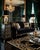 Black and Gold 4 Drawer Pyramid Graduated Dorothy Draper Style Hollywood Regency Side Tables- a Pair For Sale - Image 9 of 13