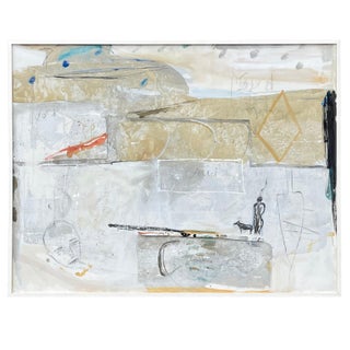 Late 20th Century Alban Alleegro Abstract Painting For Sale