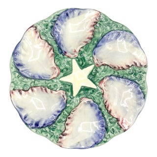 French Starfish Oyster Plate For Sale