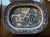 Large 19th century Blue Willow transferware platter. Size 14-1/4” x 18”. Inherited from Virginia estate of family member....