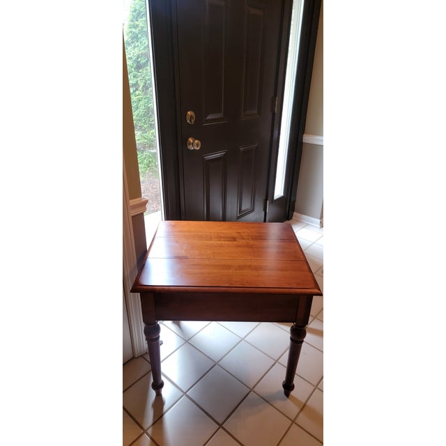 1990's Ethan Allen Country Crossings End Table For Sale - Image 12 of 12