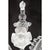 Venetian White and Transparent Floral Murano Glass Wall Sconce by Simoeng for Simoeng For Sale - Image 4 of 7