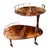 This wonderful lacquered goatskin and brass mid century drinks trolley was designed in Italy attributed to Aldo Tura. His...