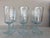 Vintage Mid Century Aqua Blue Tint Wine Goblets- 6 For Sale In West Palm - Image 6 of 9