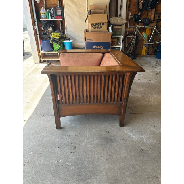 Purchased new in 2004, this spindle chair is handsome and substantial.
