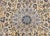 Vintage Persian Nain Area Rug, Hand-Knotted Wool & Silk, Floral Pattern, 5x7, Ivory & Blue For Sale - Image 13 of 16