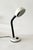 Contemporary Vintage White Metal Gooseneck Desk Lamp For Sale - Image 3 of 5