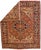 Antique Persian Heriz/Serapi Rug 5'1" x 6’1". The town and surrounding Kurdish carpets of the eponym city, often in room...