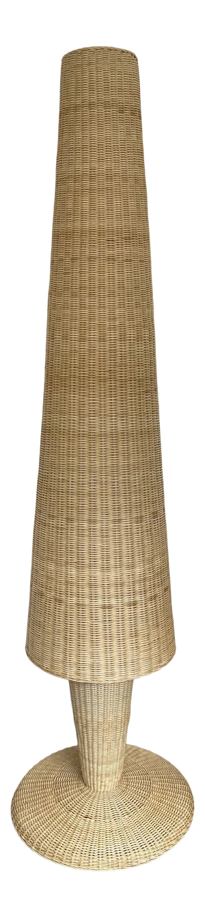 1980s Rattan Floor Lamp by Gasparucci Italo, Italy