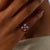 Early 20th Century Early 20th Century Victorian Ruby Diamond 14k Rose Gold Horseshoe Ring, Size 4.75 For Sale - Image 5 of 6