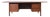 Large Mid-Century Modern American Walnut Executive Desk, 1970s For Sale