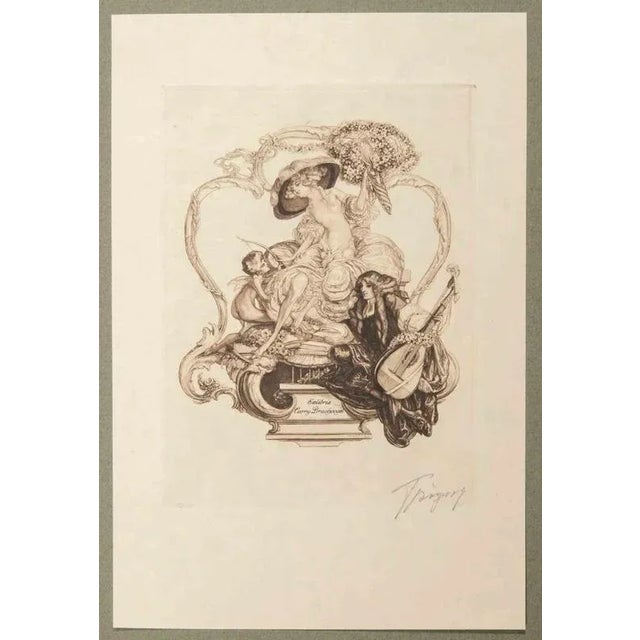 Fraz von Bayros, Bayros portfolio III, 1913, Photographic Paper For Sale - Image 3 of 3