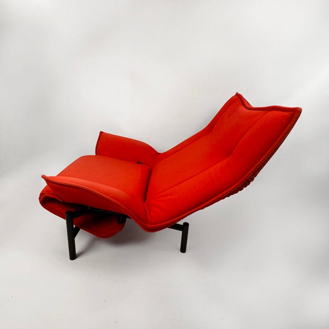Vintage Red Veranda Chair by Vico Magistretti for Cassina, 1990s For Sale - Image 3 of 9
